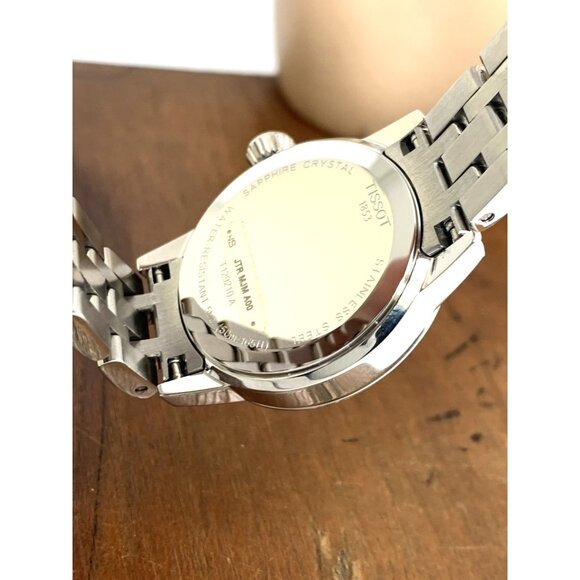 Tissot Women's Watch Swiss Quartz White Dial 28mm Silver Steel T1292101101300 - Picture 7 of 14